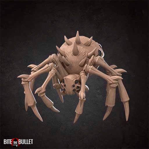 Spider Miniature | Tabletop RPG Miniature | Bite the Bullet | Roleplaying 3D Printed Fantasy Mini - 3DPrintDen