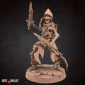 Skeleton Miniature | Tabletop RPG Miniature | Bite the Bullet | Roleplaying 3D Printed Fantasy Mini - 3DPrintDen