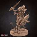 Skeleton Miniature | Tabletop RPG Miniature | Bite the Bullet | Roleplaying 3D Printed Fantasy Mini - 3DPrintDen