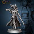 Female Pirate Captain Miniature | Tabletop RPG Miniature | Galaad Miniatures | Roleplaying 3D Printed Fantasy Mini - 3DPrintDen