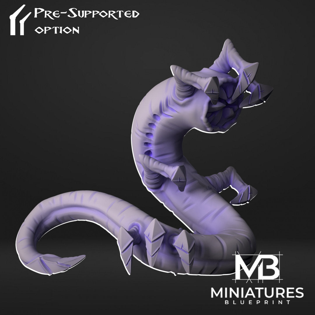 Planet Eater Miniature | Tabletop RPG Miniature | Miniatures Blueprint | Roleplaying 3D Printed Fantasy Mini - 3DPrintDen