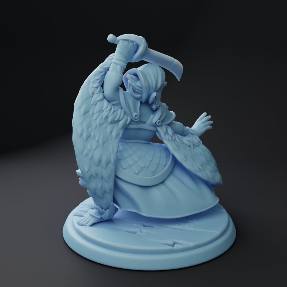 Monkey Fighter Miniature, Hadozee | Twin Goddess Miniatures | Tabletop RPG Miniature | Roleplaying 3D Printed Fantasy Mini - 3DPrintDen