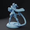 Slime Girl Fighter Miniature | Twin Goddess Miniatures | Tabletop RPG Miniature | Roleplaying 3D Printed Fantasy Mini - 3DPrintDen