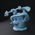 Plasmoid Fighter Miniature | Twin Goddess Miniatures | Tabletop RPG Miniature | Roleplaying 3D Printed Fantasy Mini - 3DPrintDen