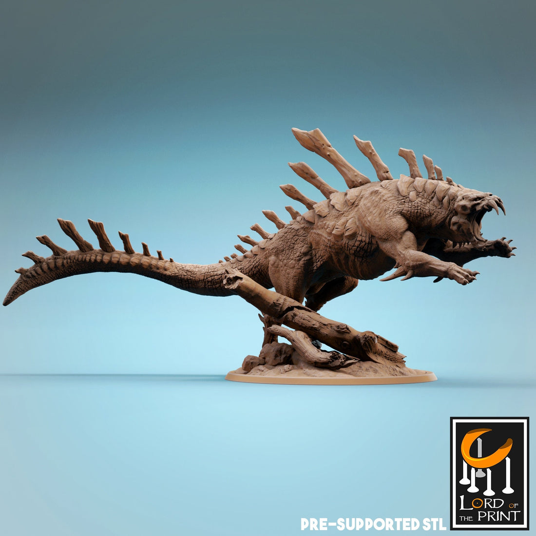 Predator Beast Miniature | Tabletop RPG Miniature | Rescale Miniature | Roleplaying 3D Printed Fantasy Mini - 3DPrintDen