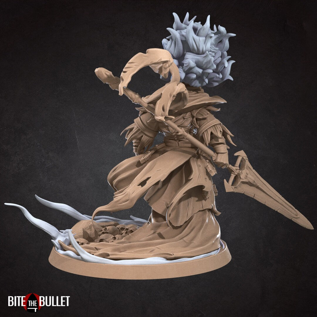 Lord of the Storm Miniature | Tabletop RPG Miniature | Bite the Bullet | Roleplaying 3D Printed Fantasy Mini - 3DPrintDen