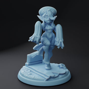 Female Oriental Goblin Miniature | Twin Goddess Miniatures | Tabletop RPG Miniature | Roleplaying 3D Printed Fantasy Mini - 3DPrintDen