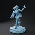 Female Hex Wizard Miniature | Twin Goddess Miniatures | Tabletop RPG Miniature | Roleplaying 3D Printed Fantasy Mini - 3DPrintDen