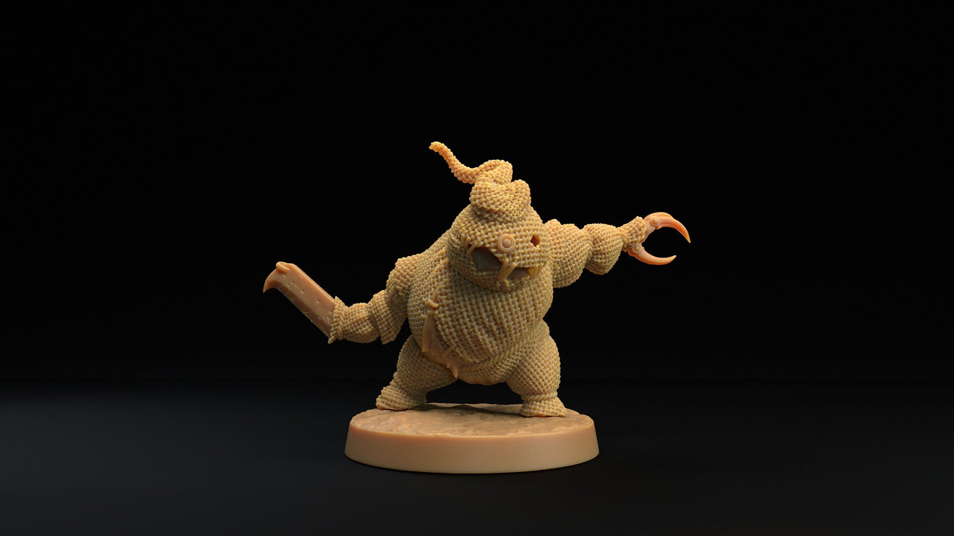 Burlap Minion Miniature | Tabletop RPG Miniature | Dragon Trappers Lodge | Roleplaying 3D Printed Fantasy Mini - 3DPrintDen