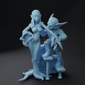 Vampire Couple Miniature | Twin Goddess Miniatures | Tabletop RPG Miniature | Roleplaying 3D Printed Fantasy Mini - 3DPrintDen