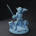 Vampire Fencer Miniature, Ramirez | Twin Goddess Miniatures | Tabletop RPG Miniature | Roleplaying 3D Printed Fantasy Mini - 3DPrintDen