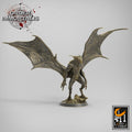 Vampire Bat Miniature | Tabletop RPG Miniature | Rescale Miniature | Roleplaying 3D Printed Fantasy Mini - 3DPrintDen