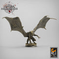 Vampire Bat Miniature | Tabletop RPG Miniature | Rescale Miniature | Roleplaying 3D Printed Fantasy Mini - 3DPrintDen