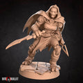 Warforged Rogue Miniature | Tabletop RPG Miniature | Bite the Bullet | Roleplaying 3D Printed Fantasy Mini - 3DPrintDen