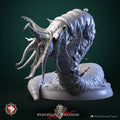 Giant Worm Miniature | Tabletop RPG Miniature | White Werewolf Tavern | Roleplaying 3D Printed Fantasy Mini - 3DPrintDen