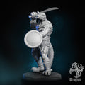 Lizard Warrior Miniature | Dragun Studios | Tabletop RPG Miniature | Roleplaying 3D Printed Fantasy Mini - 3DPrintDen