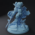 Goblin Paladin Miniature | Twin Goddess Miniatures | Tabletop RPG Miniature | Roleplaying 3D Printed Fantasy Mini - 3DPrintDen