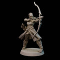 Female Amazon Ranger Miniature | Tabletop RPG Miniature | Galaad Miniatures | Roleplaying 3D Printed Fantasy Mini - 3DPrintDen