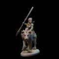 Female Amazon Rider Miniature | Tabletop RPG Miniature | Galaad Miniatures | Roleplaying 3D Printed Fantasy Mini - 3DPrintDen