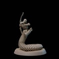 Female Naga Amazon Miniature | Tabletop RPG Miniature | Galaad Miniatures | Roleplaying 3D Printed Fantasy Mini - 3DPrintDen