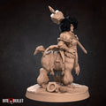 Centaur Alpaca Paladin Miniature | Tabletop RPG Miniature | Bite the Bullet | Roleplaying 3D Printed Fantasy Mini - 3DPrintDen