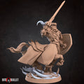 Centaur Knight Miniature | Tabletop RPG Miniature | Bite the Bullet | Roleplaying 3D Printed Fantasy Mini - 3DPrintDen