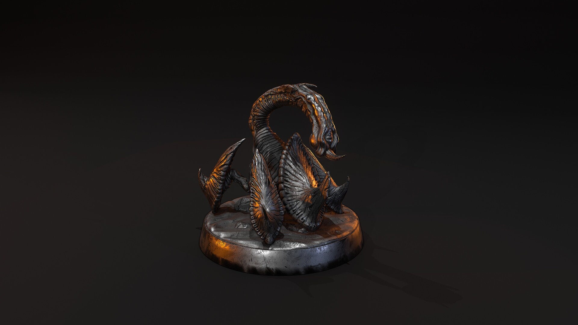 Space Crawler Drone Miniature | Tabletop RPG Miniature | Dragon Trappers Lodge | Roleplaying 3D Printed Fantasy Mini - 3DPrintDen