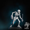 Skeleton Warrior Miniature | Dragun Studios | Tabletop RPG Miniature | Roleplaying 3D Printed Fantasy Mini - 3DPrintDen