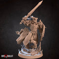 Centaur Knight Miniature | Tabletop RPG Miniature | Bite the Bullet | Roleplaying 3D Printed Fantasy Mini - 3DPrintDen