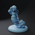 Female Gnome College Student Miniature | Twin Goddess Miniatures | Tabletop RPG Miniature | Roleplaying 3D Printed Fantasy Mini - 3DPrintDen