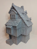 Medieval Home Large House | Roleplaying 3D Printed Fantasy Scenery | Black Scrolls Games | Miniature Building Terrain TTRPG - 3DPrintDen