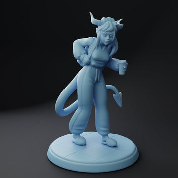 Succubus Student Miniature | Twin Goddess Miniatures | Tabletop RPG Miniature | Roleplaying 3D Printed Fantasy Mini - 3DPrintDen