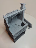 Healer House Medieval Cottage | Roleplaying 3D Printed Fantasy Scenery | Black Scrolls Games | Miniature Building Terrain TTRPG - 3DPrintDen