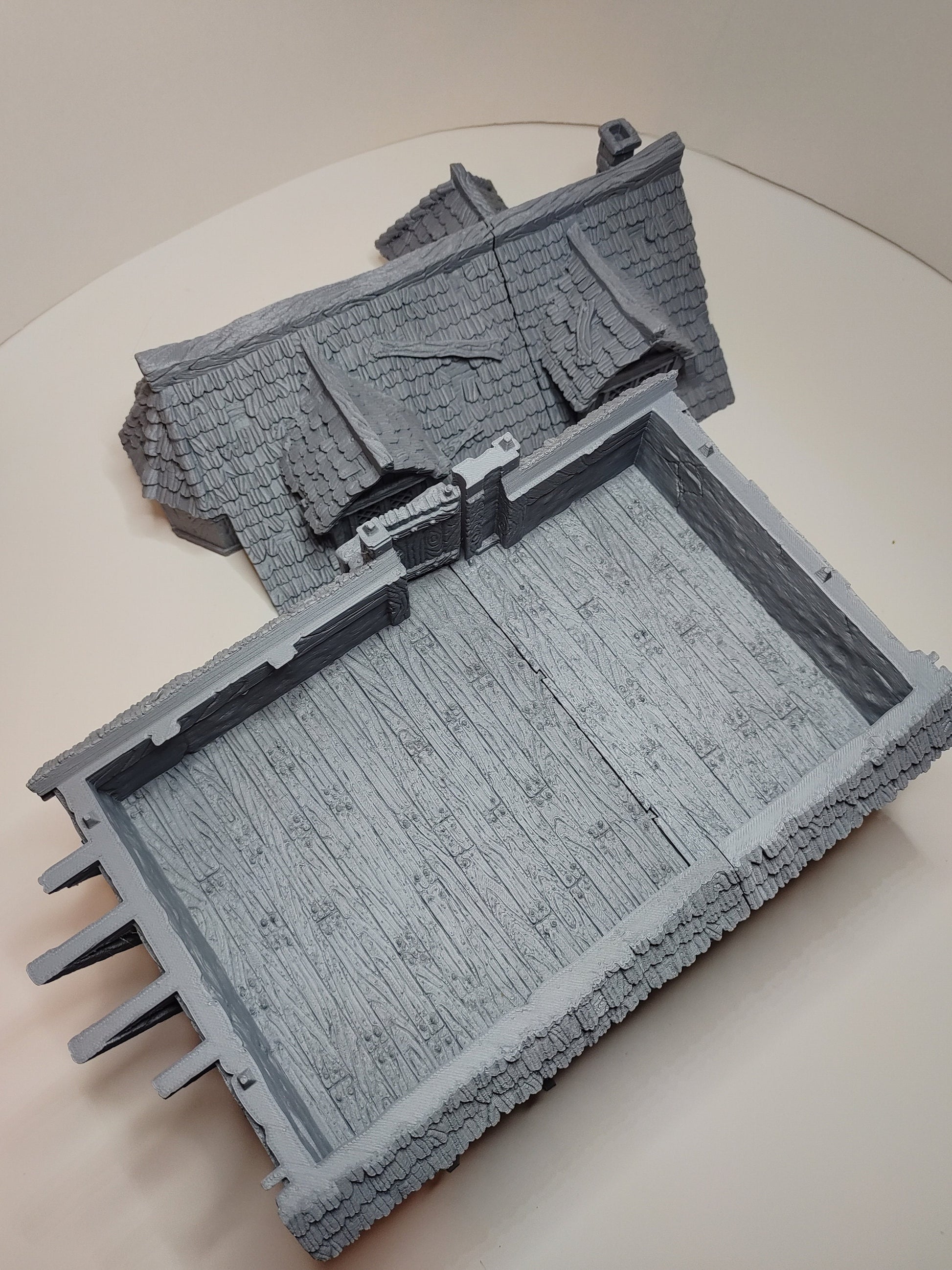 Merchant Home Medieval Prison | Roleplaying 3D Printed Fantasy Scenery | Black Scrolls Games | Miniature Building Terrain TTRPG - 3DPrintDen