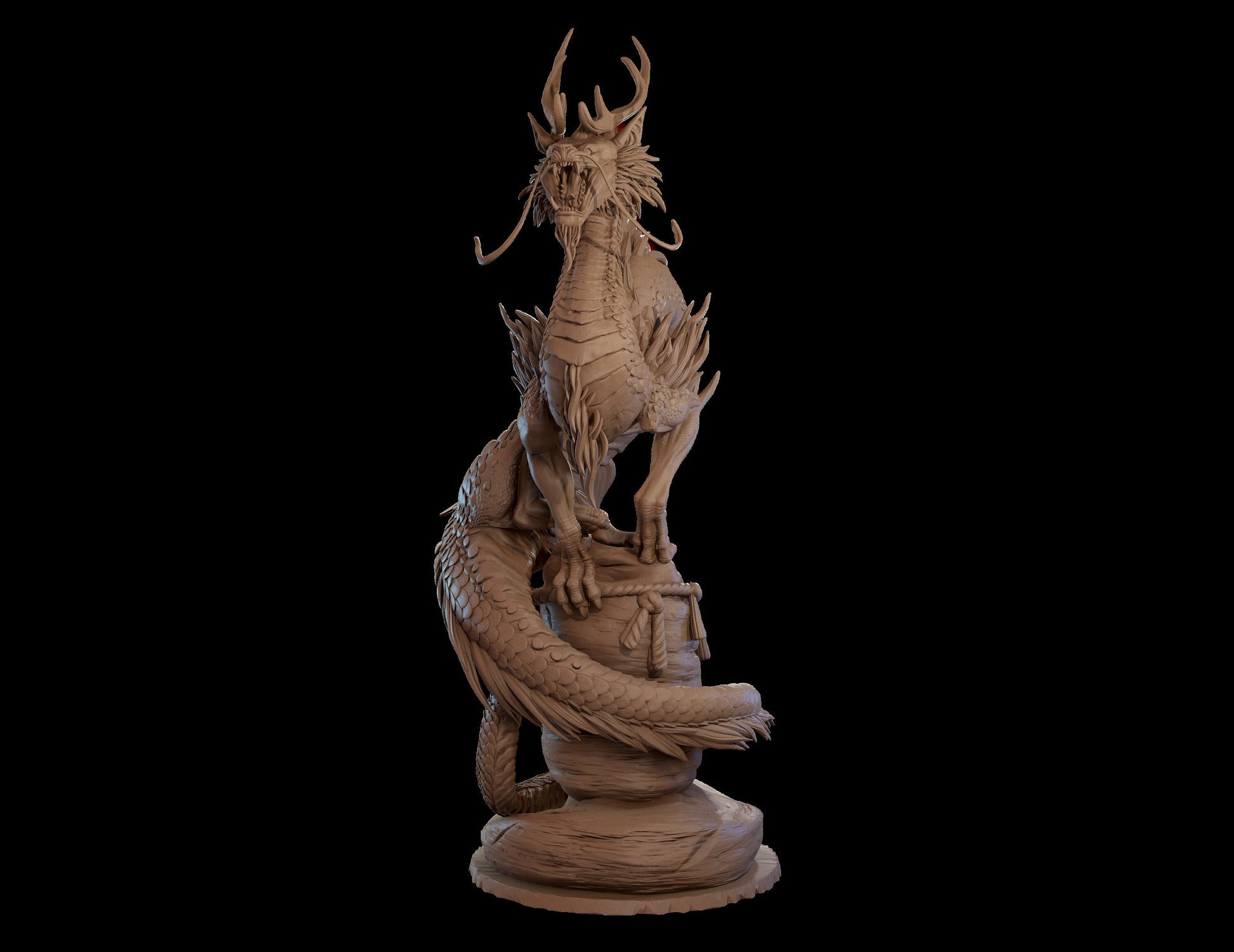 Shadow Swift Dragon Miniature | Tabletop RPG Miniature | Dragon Trappers Lodge | Roleplaying 3D Printed Fantasy Mini - 3DPrintDen