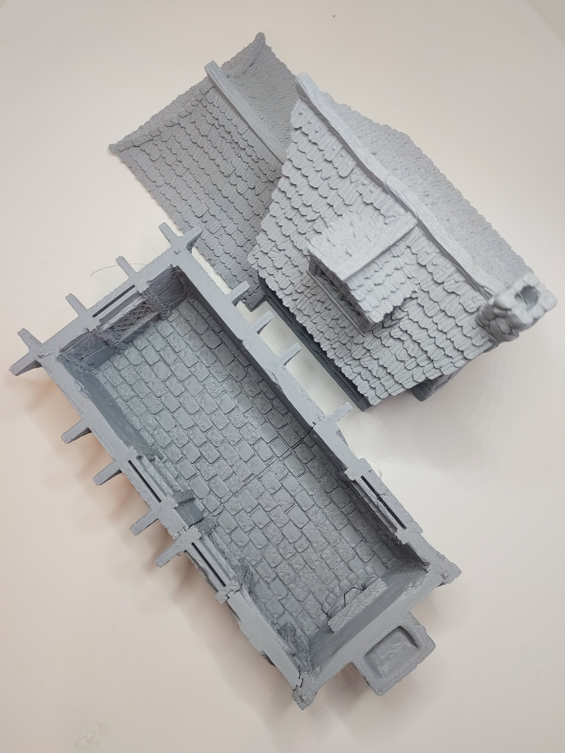 Small House Medieval Cottage | Roleplaying 3D Printed Fantasy Scenery | Black Scrolls Games | Miniature Building Terrain TTRPG - 3DPrintDen