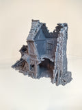 Ruined Small House Medieval Cottage | Roleplaying 3D Printed Fantasy Scenery | Black Scrolls Games | Miniature Building Terrain TTRPG - 3DPrintDen