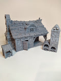 Bakery Medieval Building | Roleplaying 3D Printed Fantasy Scenery | Black Scrolls Games | Miniature Building Terrain TTRPG - 3DPrintDen