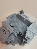 Ruined Medieval Home Large House | Roleplaying 3D Printed Fantasy Scenery | Black Scrolls Games | Miniature Building Terrain TTRPG - 3DPrintDen