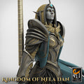 Elf Queen Miniature, Mirosi | Tabletop RPG Miniature | Rescale Miniature | Roleplaying 3D Printed Fantasy Mini - 3DPrintDen