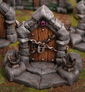 Dungeon Doors Terrain Scenery | Makers Anvil | Roleplaying 3D Printed Fantasy Scenery | Miniature Building Terrain TTRPG - 3DPrintDen