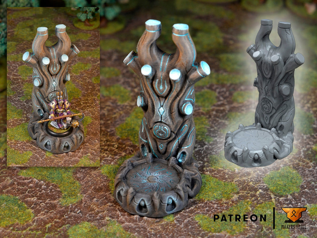 Eberron Forge Portal Terrain Scenery | Makers Anvil | Roleplaying 3D Printed Fantasy Scenery | Miniature Building Terrain TTRPG - 3DPrintDen