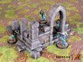 Ruined Church Building Terrain Scenery | Makers Anvil | Roleplaying 3D Printed Fantasy Scenery | Miniature Building Terrain TTRPG - 3DPrintDen