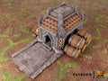 Dwarf Brewery Terrain Scenery | Makers Anvil | Roleplaying 3D Printed Fantasy Scenery | Miniature Building Terrain TTRPG - 3DPrintDen