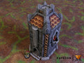 Dwarf Tower Terrain Scenery | Makers Anvil | Roleplaying 3D Printed Fantasy Scenery | Miniature Building Terrain TTRPG - 3DPrintDen