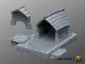 Fisherman Dock and Notice Board Terrain Scenery | Makers Anvil | Roleplaying 3D Printed Fantasy Scenery | Miniature Building Terrain TTRPG - 3DPrintDen