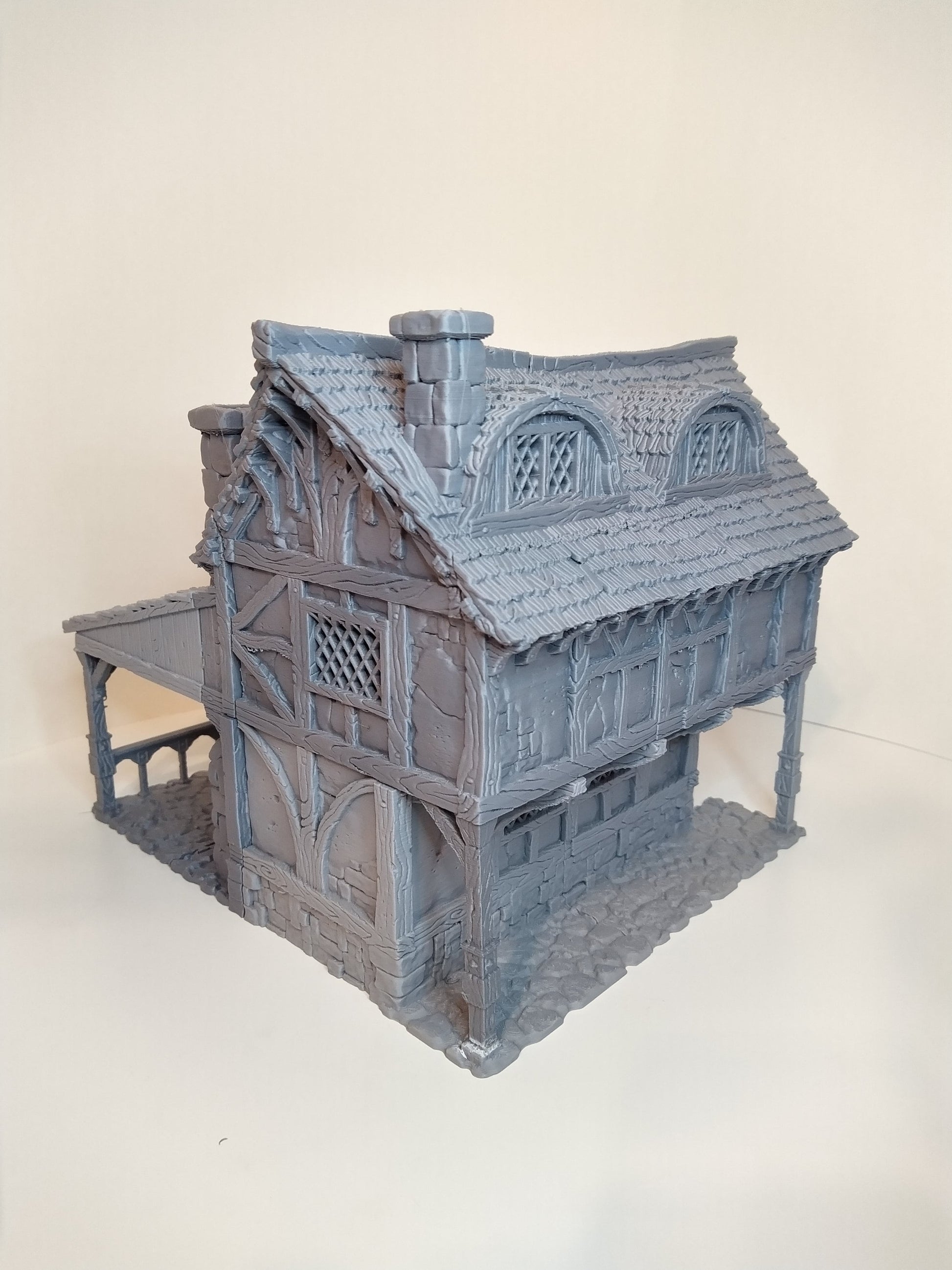 Blacksmith Medieval Building | Roleplaying 3D Printed Fantasy Scenery | Black Scrolls Games | Miniature Building Terrain TTRPG - 3DPrintDen