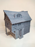 Blacksmith Medieval Building | Roleplaying 3D Printed Fantasy Scenery | Black Scrolls Games | Miniature Building Terrain TTRPG - 3DPrintDen