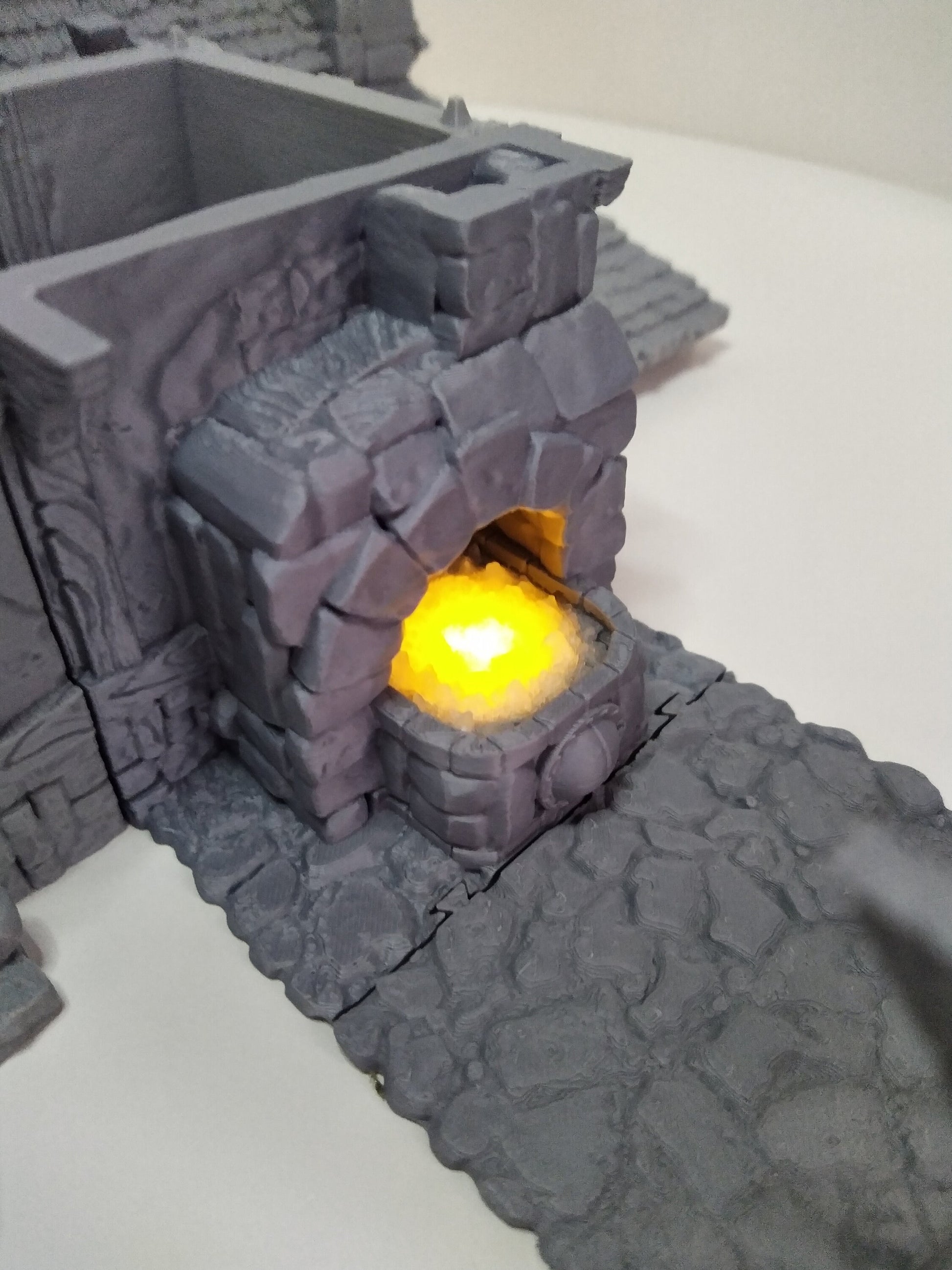 Blacksmith Medieval Building | Roleplaying 3D Printed Fantasy Scenery | Black Scrolls Games | Miniature Building Terrain TTRPG - 3DPrintDen