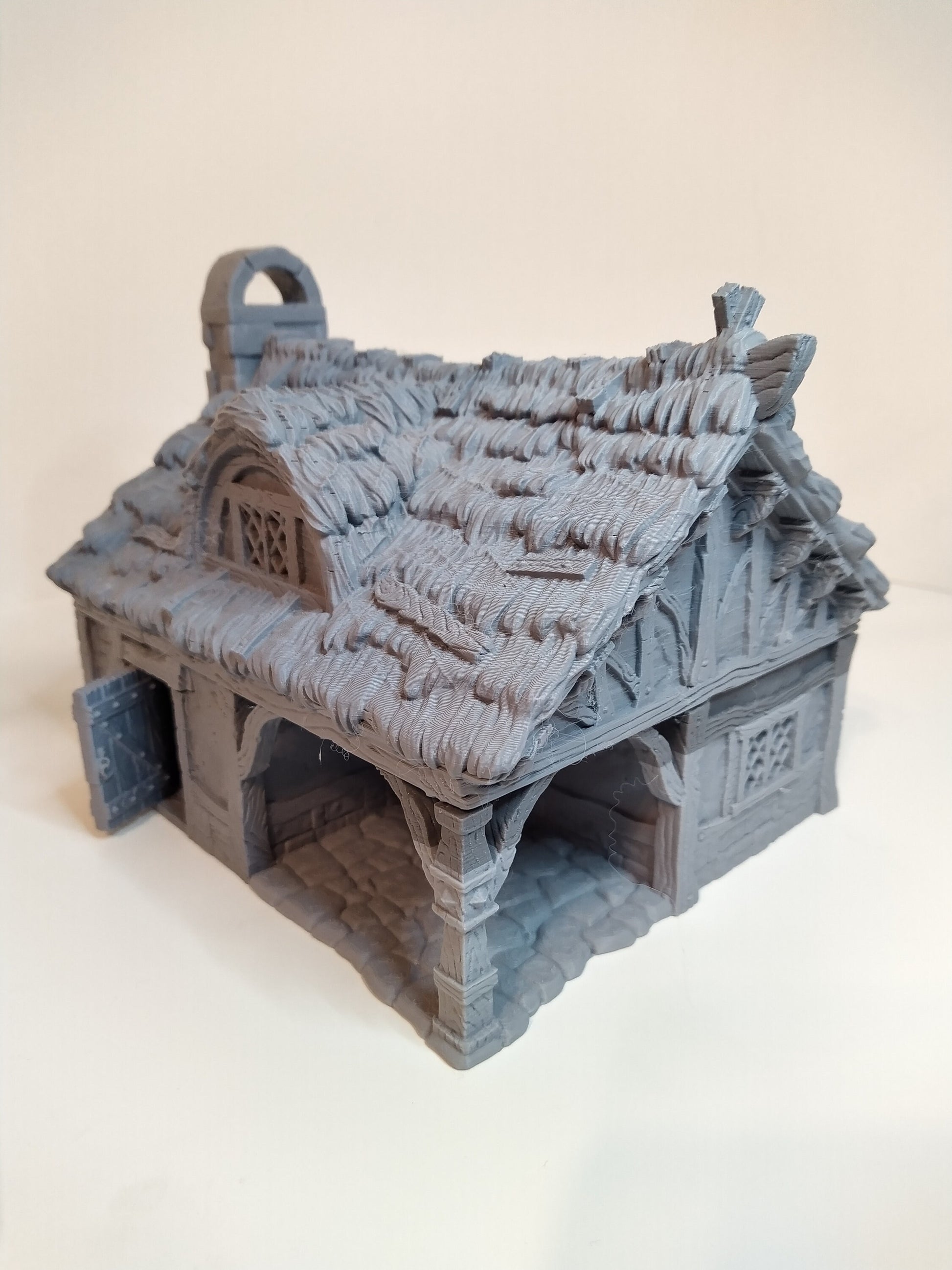 Bakery Medieval Building | Roleplaying 3D Printed Fantasy Scenery | Black Scrolls Games | Miniature Building Terrain TTRPG - 3DPrintDen